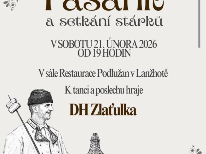 Fašank a setkání stárků ve Lanžhotě