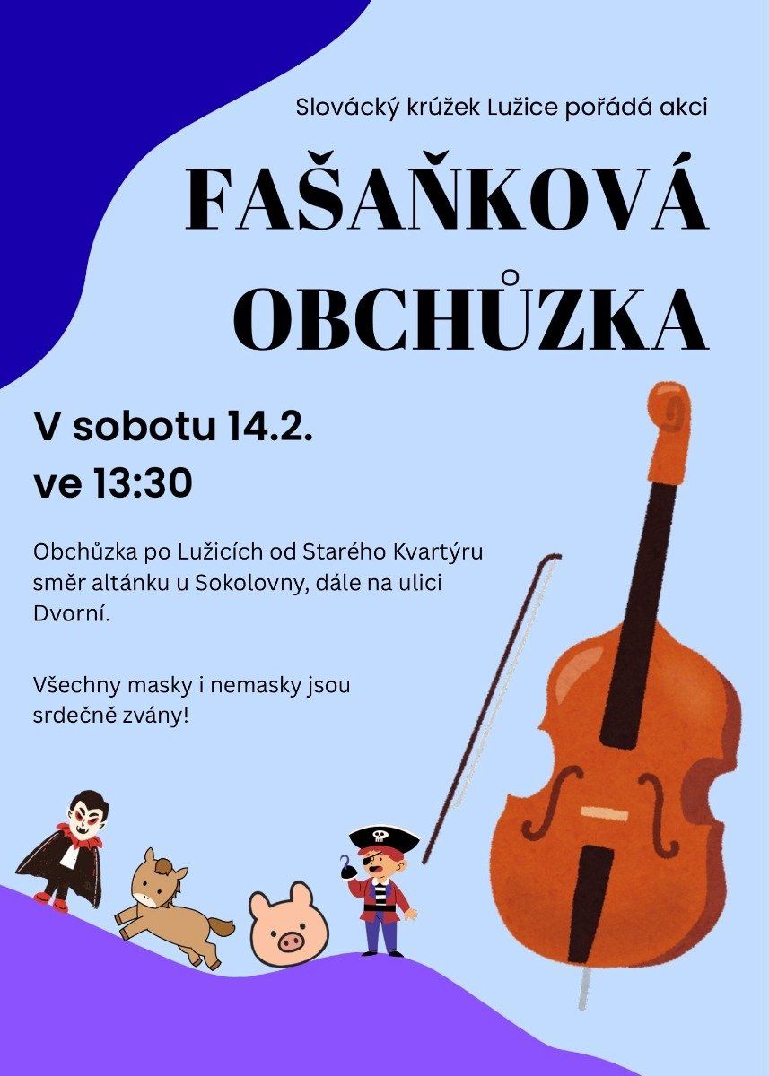 Fašaňková obchůzka v Lužicích