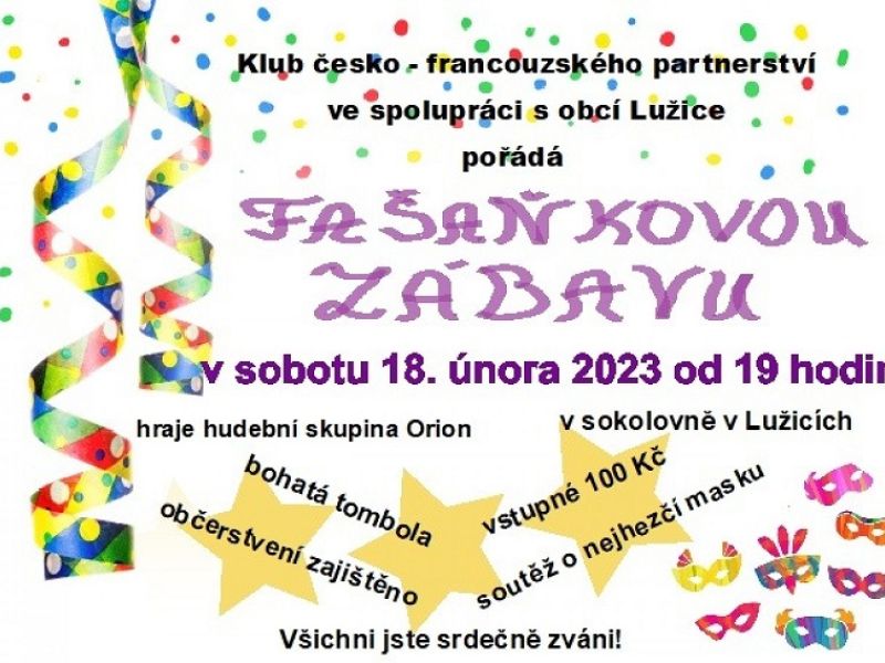 Fašaňková zábava v Lužicích