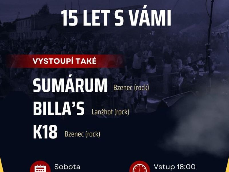 Five Live 15 let s vámi