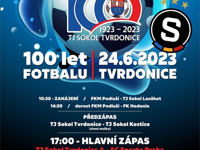 100 let fotbalu Tvrdonice