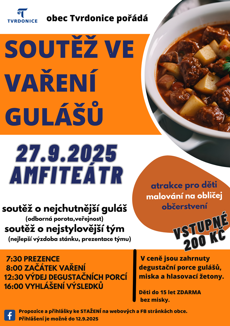Soutěž ve vaření gulášů Tvrdonice 2025