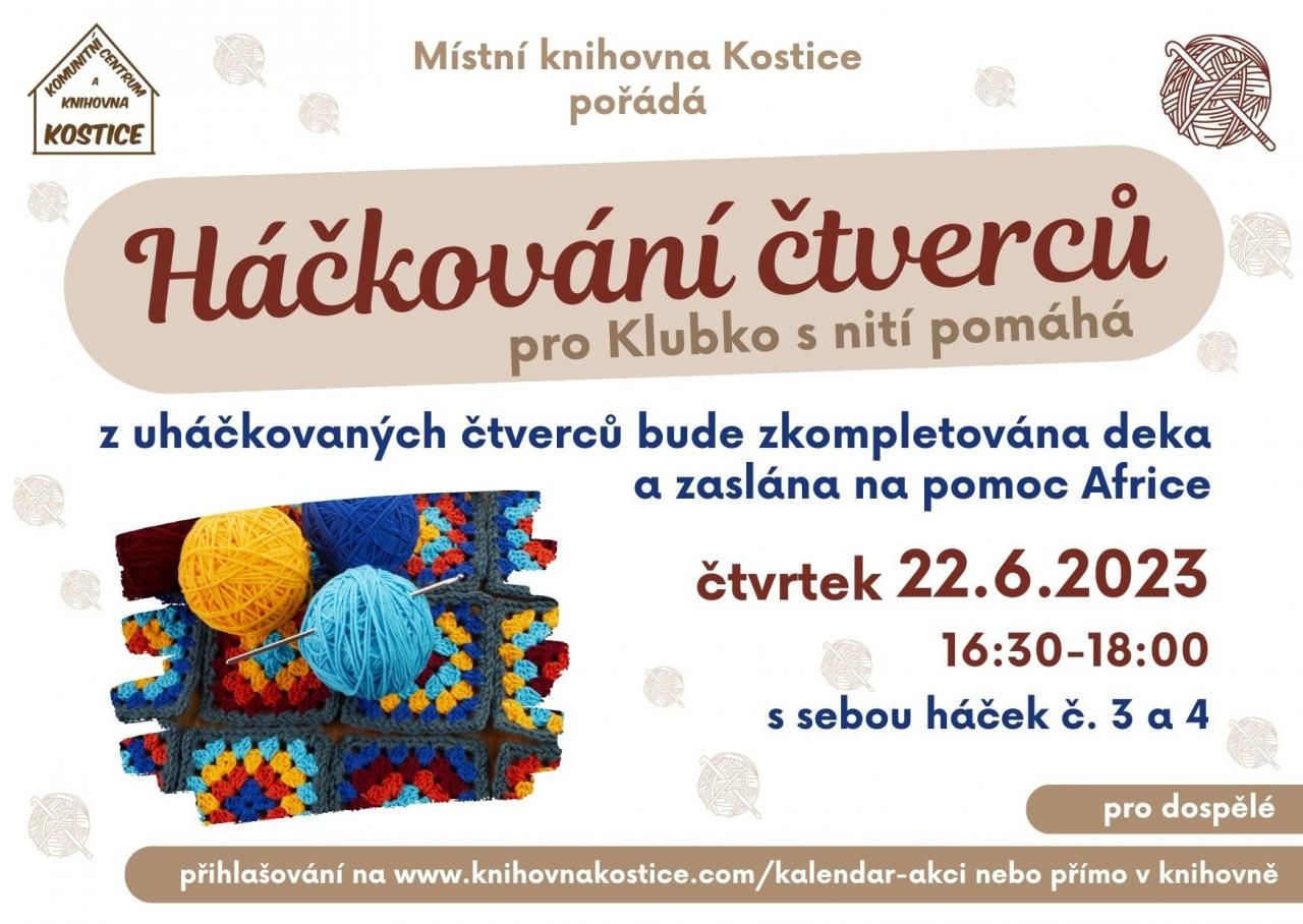 Háčkování čtverců