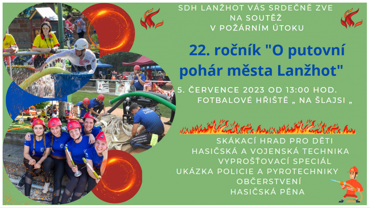 Soutěž v požárním útoku - "O putovní pohár města Lanžhot"