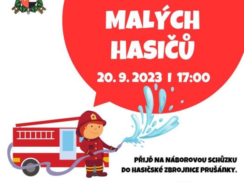 Nábor malých hasičů Prušánky