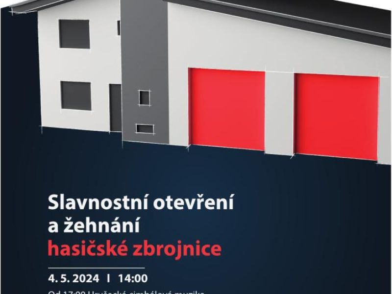 Slavnostní otevření a žehnání hasičské zbrojnice ve Tvrdonicích