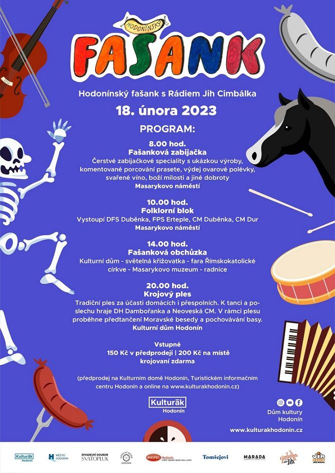 Hodonínský fašank s rádiem Jih Cimbálka