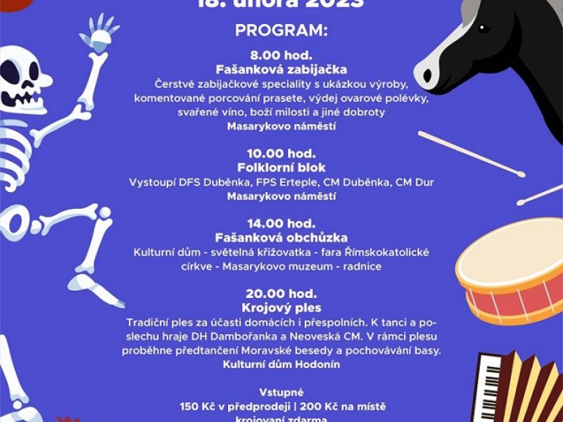 Hodonínský fašank s rádiem Jih Cimbálka