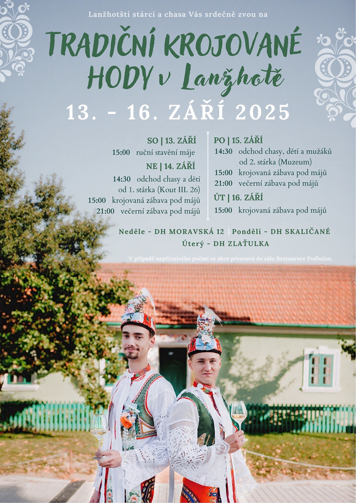 Tradiční krojované hody v Lanžhotě 2025