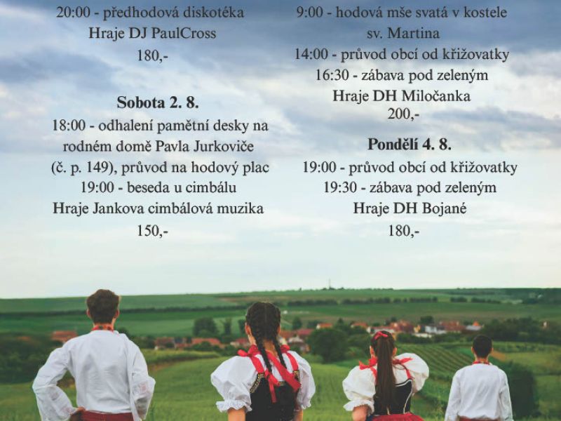 Krojované hody Starý Poddvorov 2025