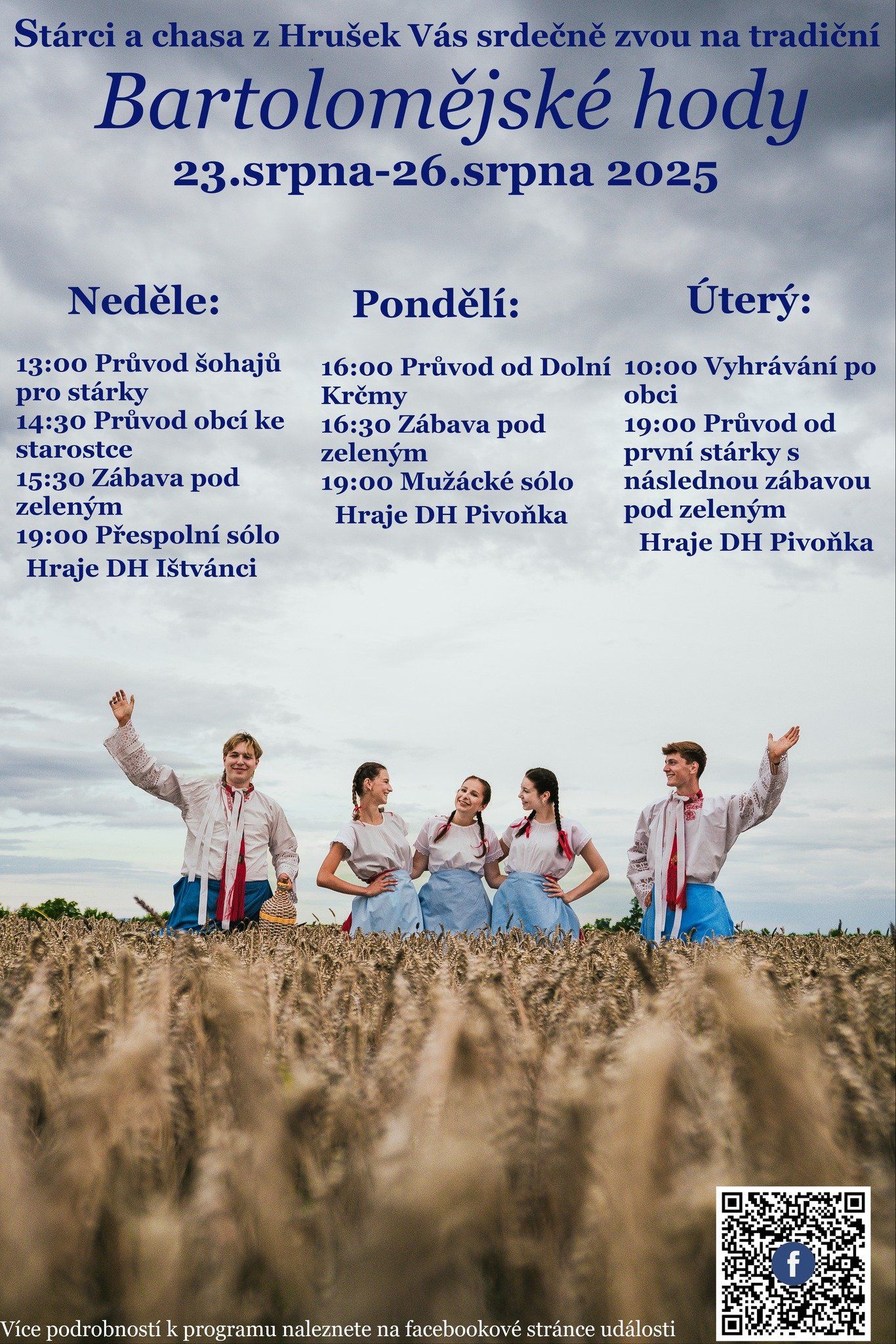 Bartolomějské hody v Hruškách 2025