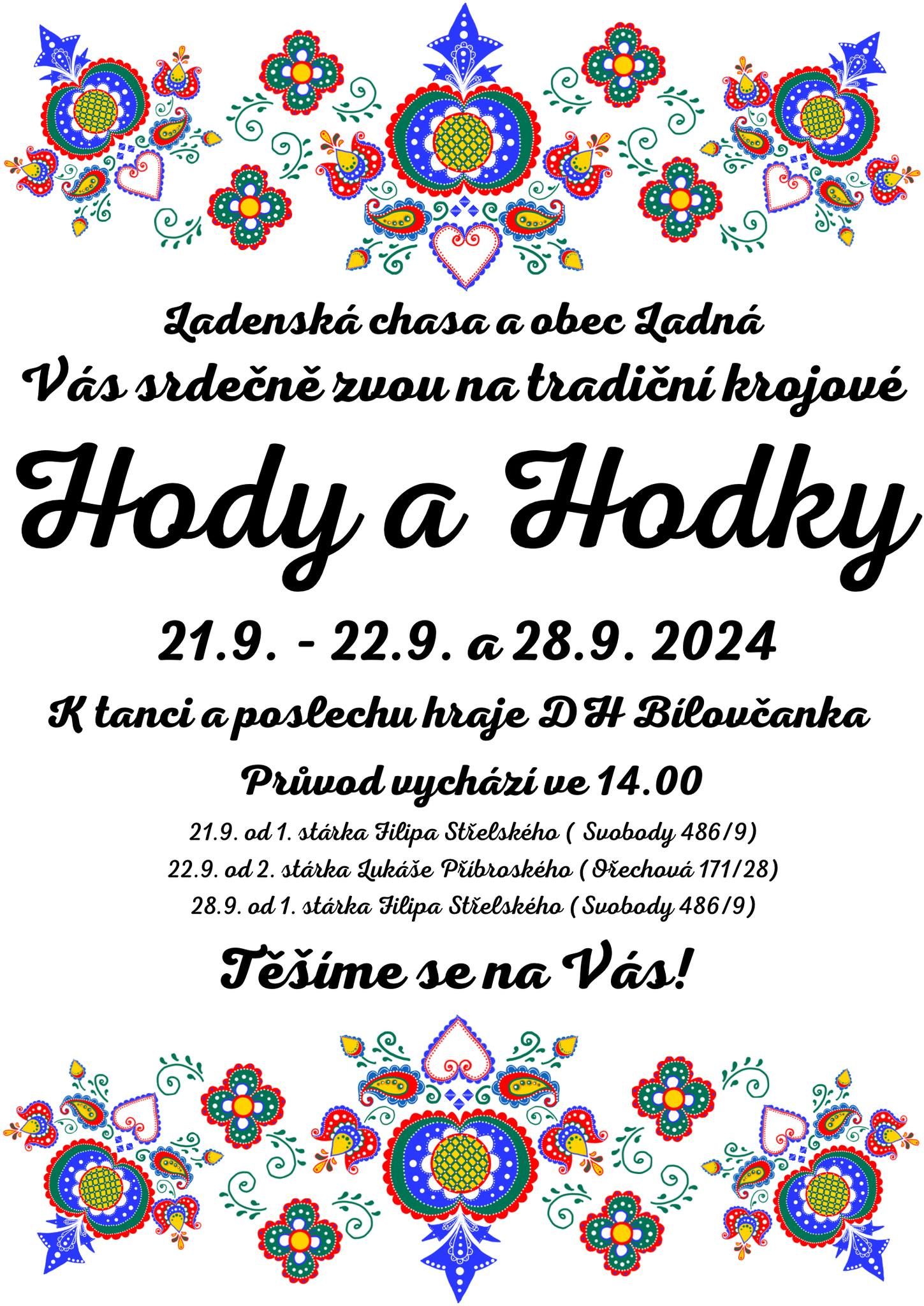 Krojované hody a Hodky v Ladné