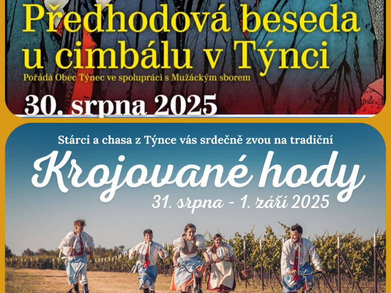 Krojované hody Týnec 2025