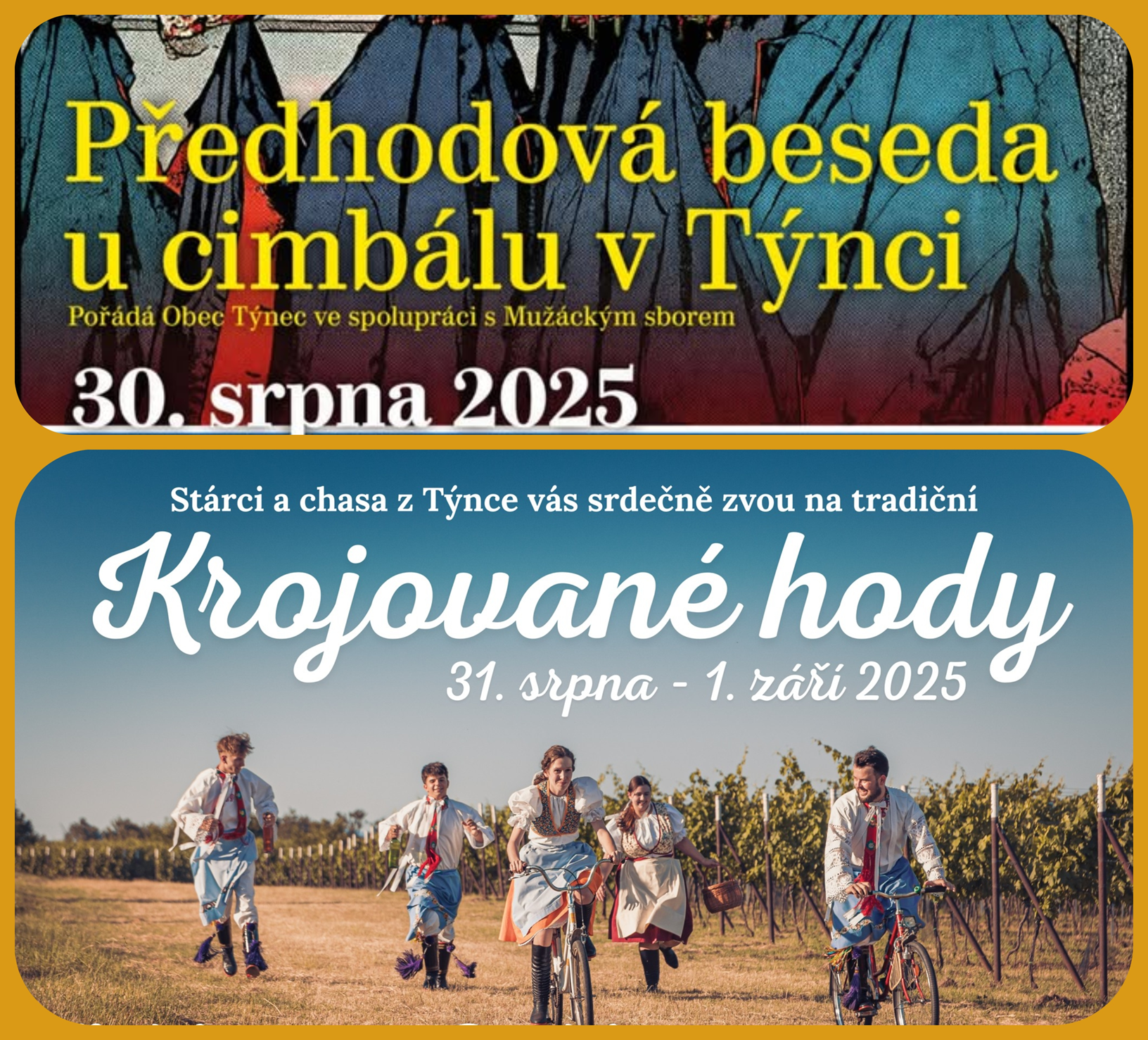 Krojované hody Týnec 2025