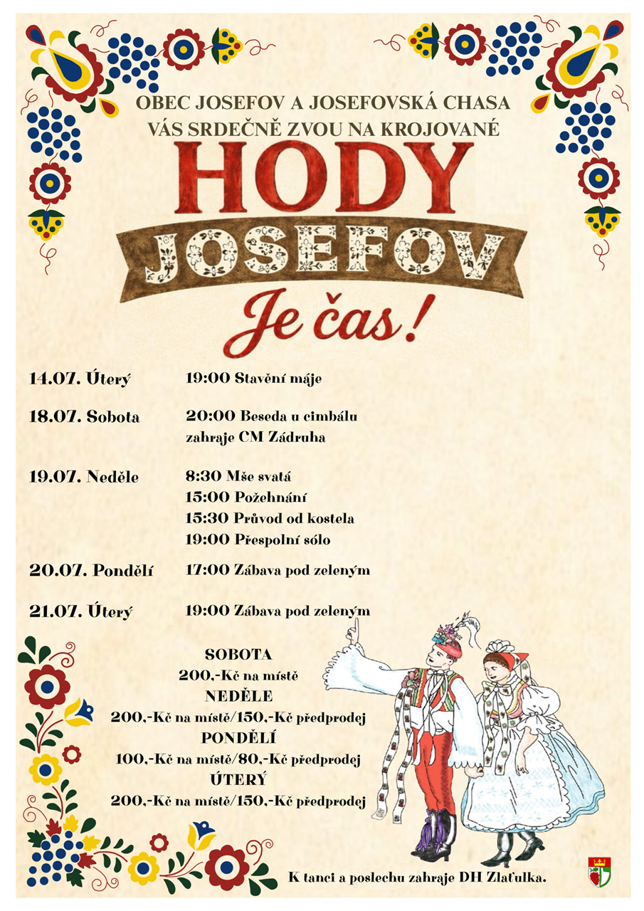 Tradiční krojované hody Josefov 2026