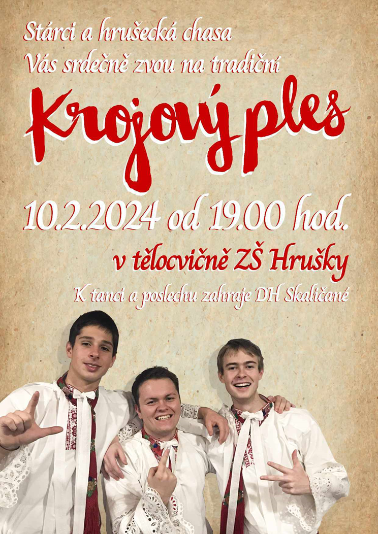 Krojový ples Hrušky