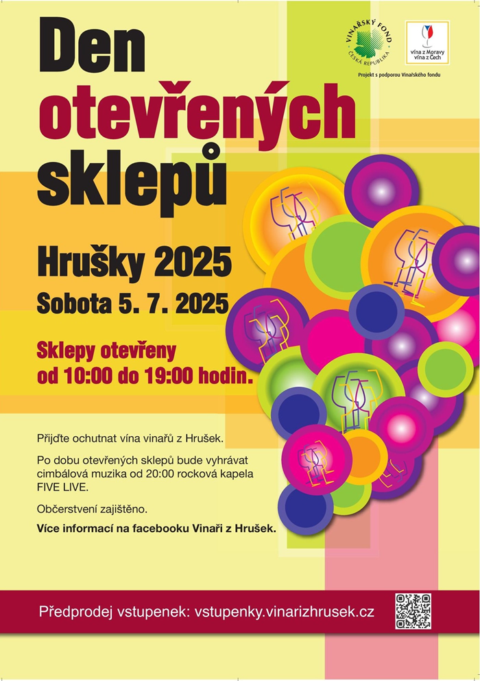 Den otevřených sklepů Hrušky 2025