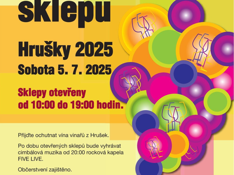 Den otevřených sklepů Hrušky 2025