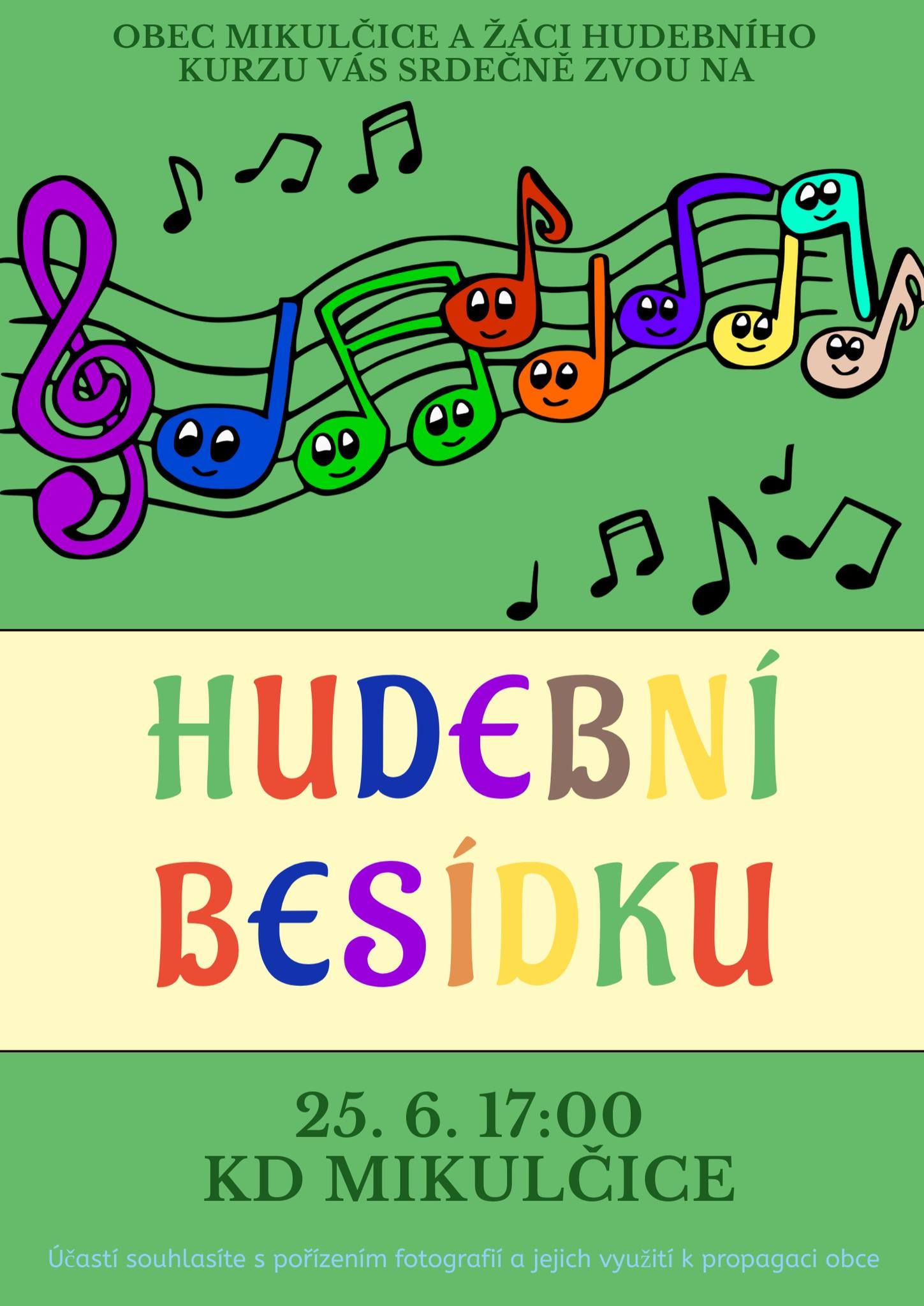 Besídka hudebního kurzu v Mikulčicích
