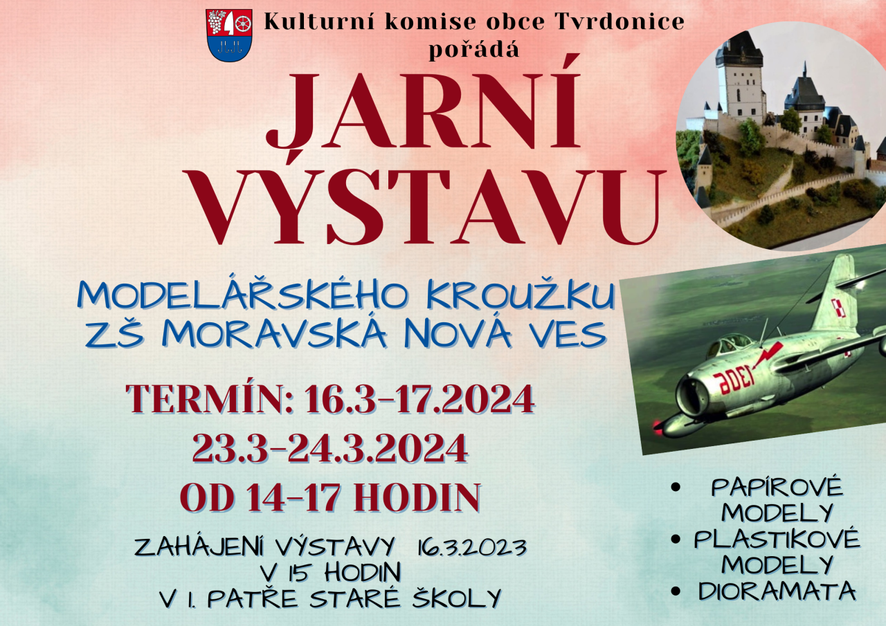 Jarní výstava ve Tvrdonicích