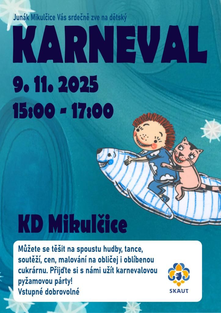 Dětský karneval v Mikulčicích