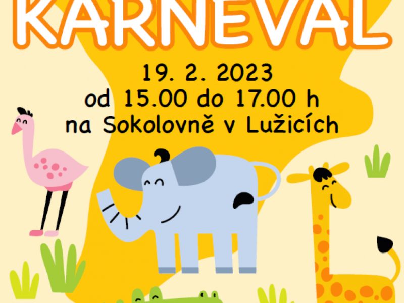 Dětský karneval v Lužicích