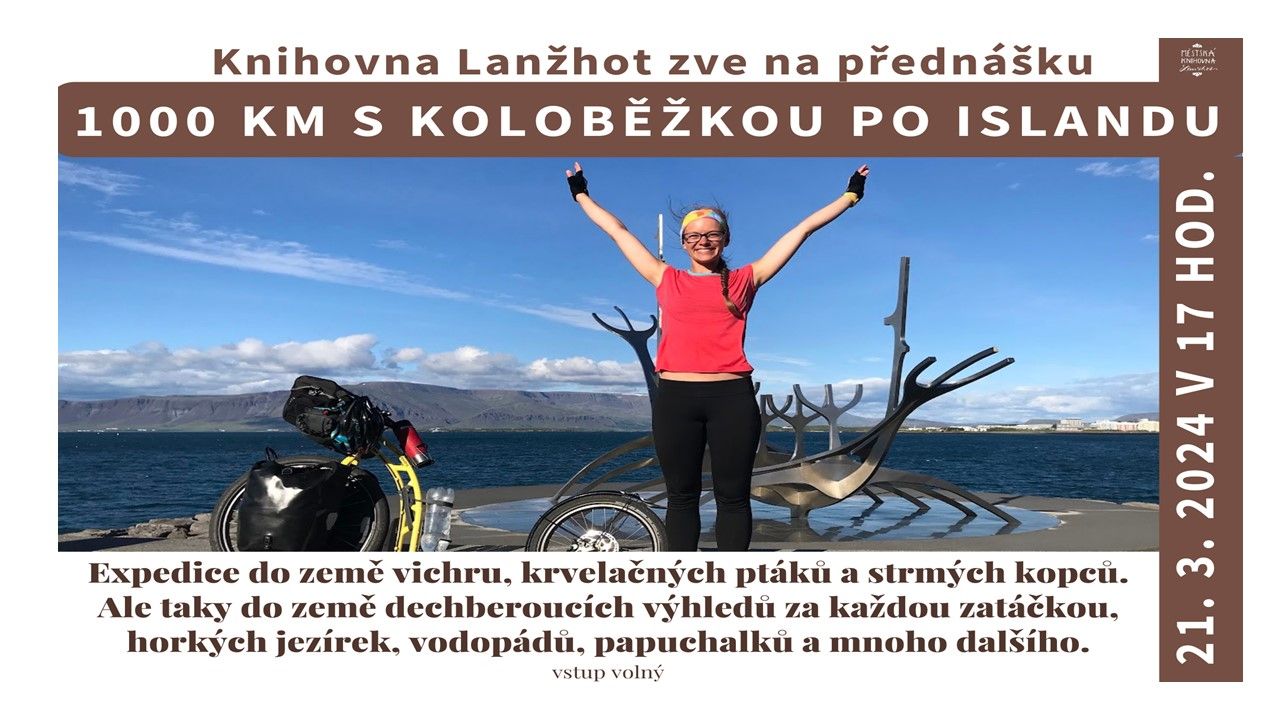 Přednáška: 1000 km s koloběžkou po Islandu