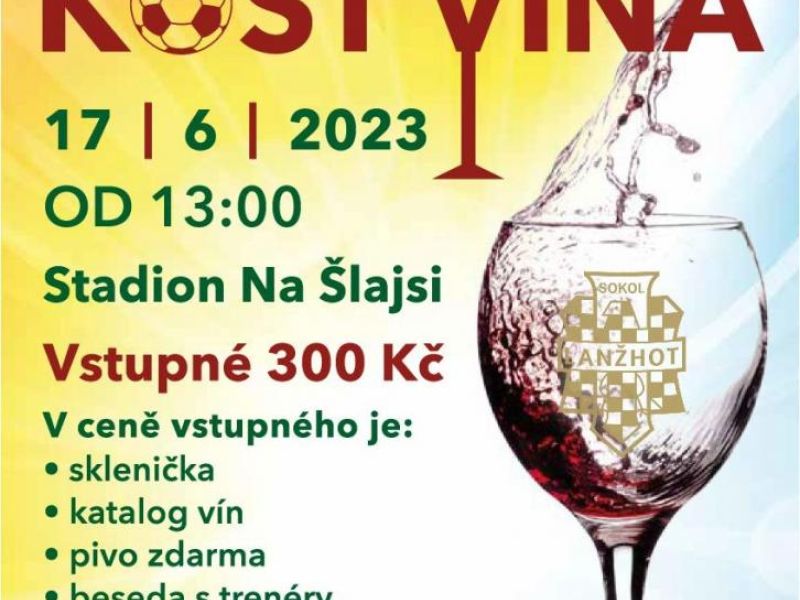 1. Fotbalový košt vína
