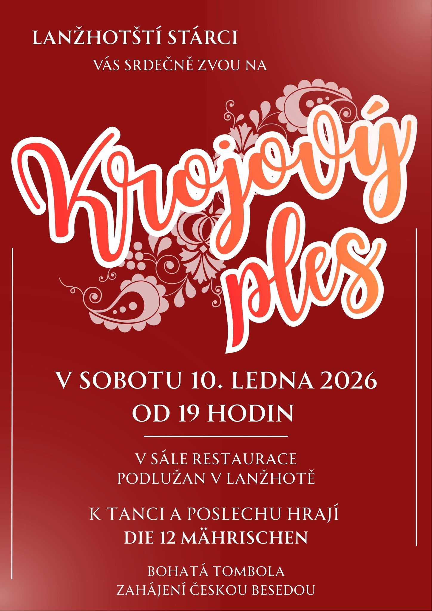 Krojový ples Lanžhot 2026
