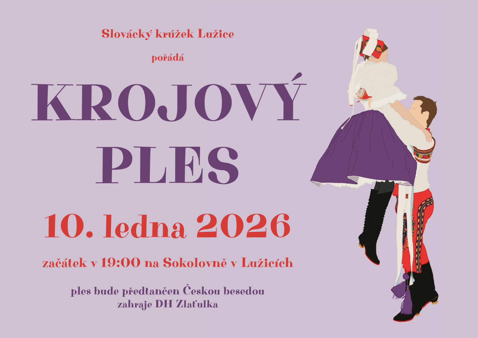Lužický krojový ples 2026