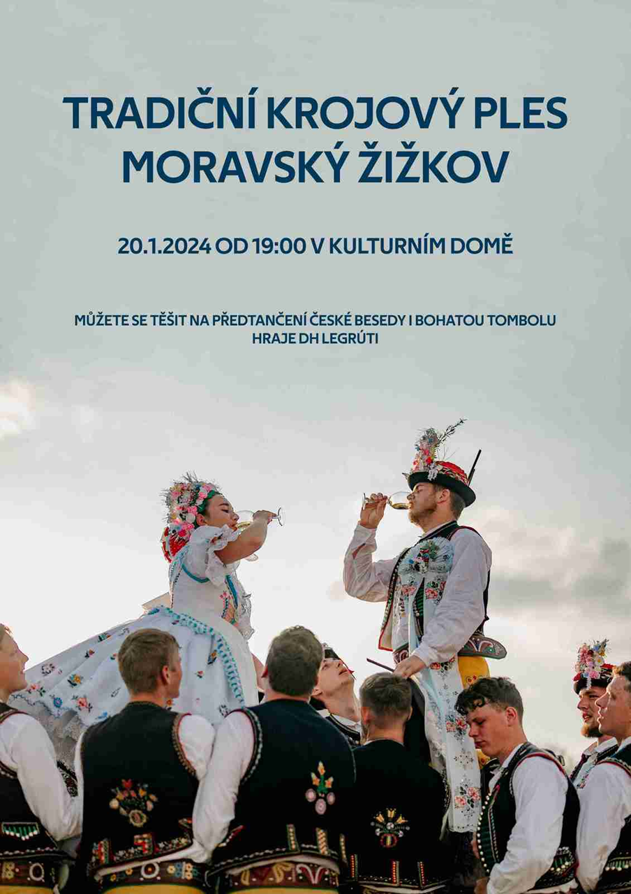 Tradiční krojový ples Moravský Žižkov