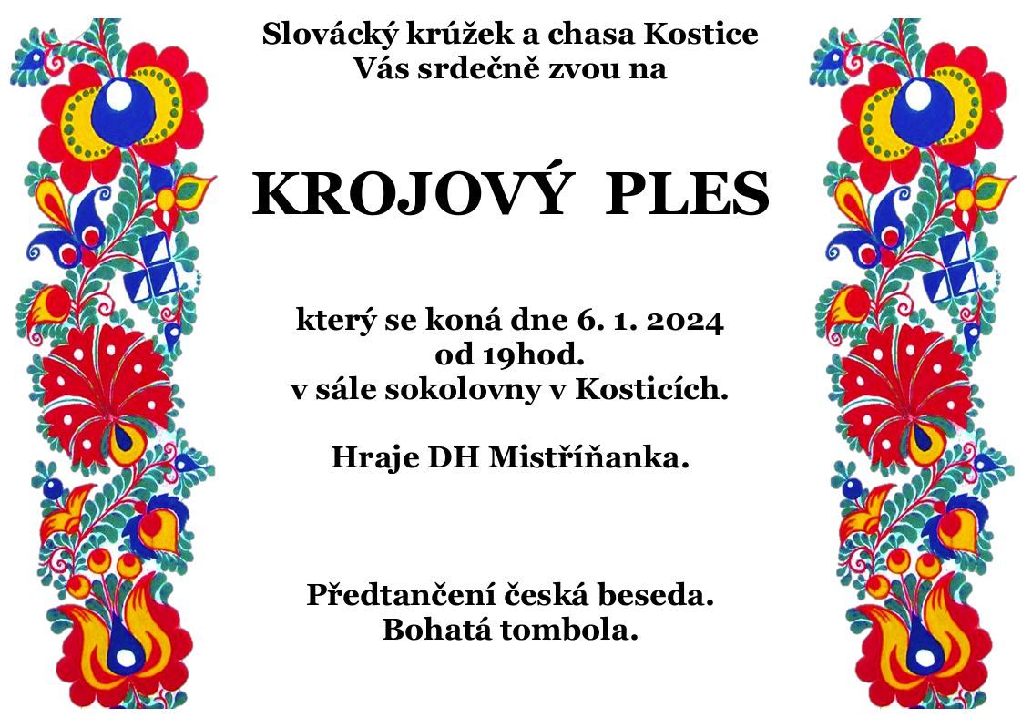 Krojový ples Kostice
