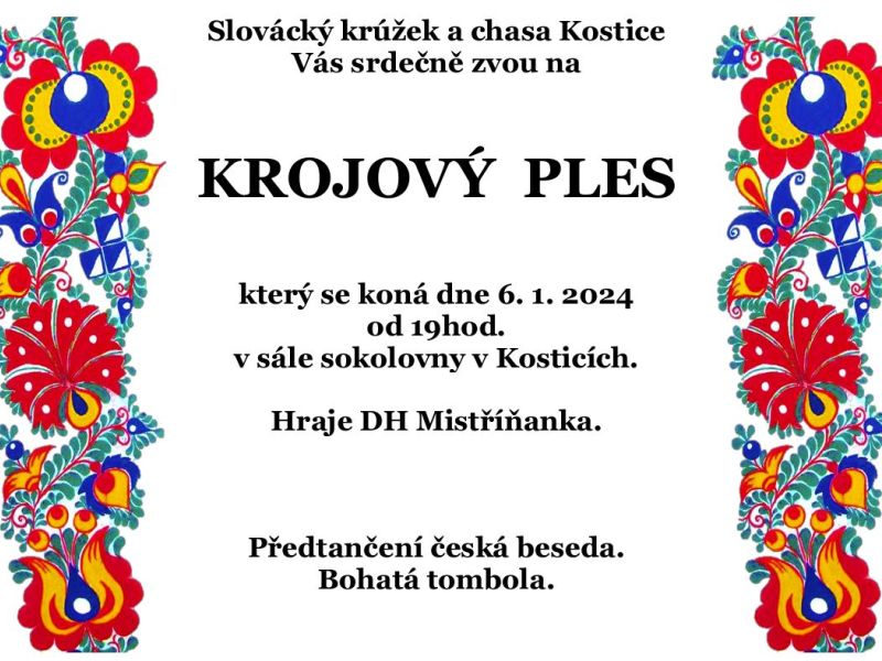 Krojový ples Kostice