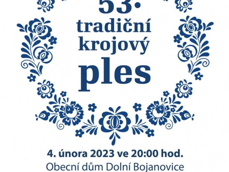 Krojový ples Dolní Bojanovice