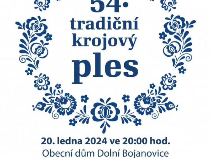 Krojový ples Dolní Bojanovice