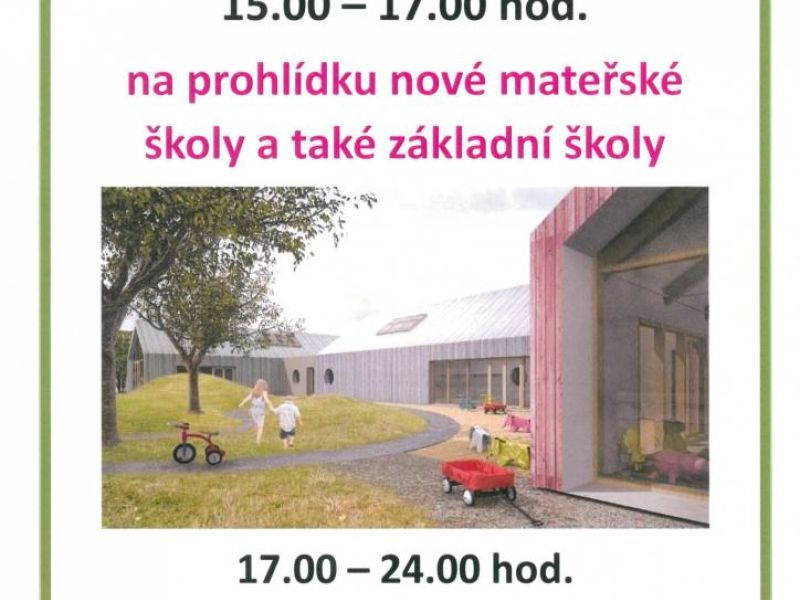 Ladná - Prohlídka nové MŠ
