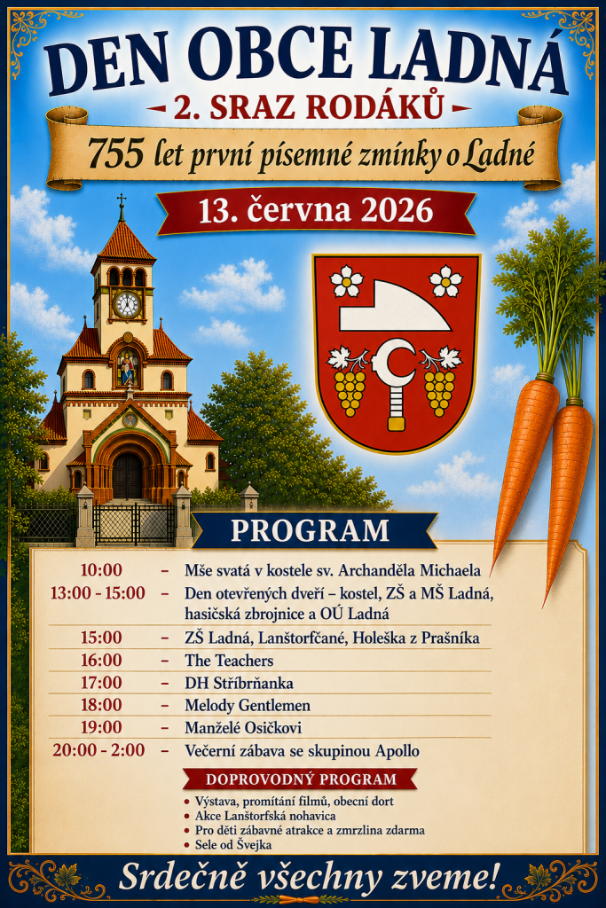 Ladná - Den obce - 13. 6. 2026