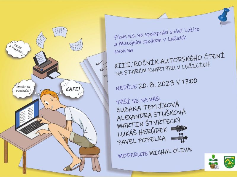 Autorské čtení na Starém kvartýru