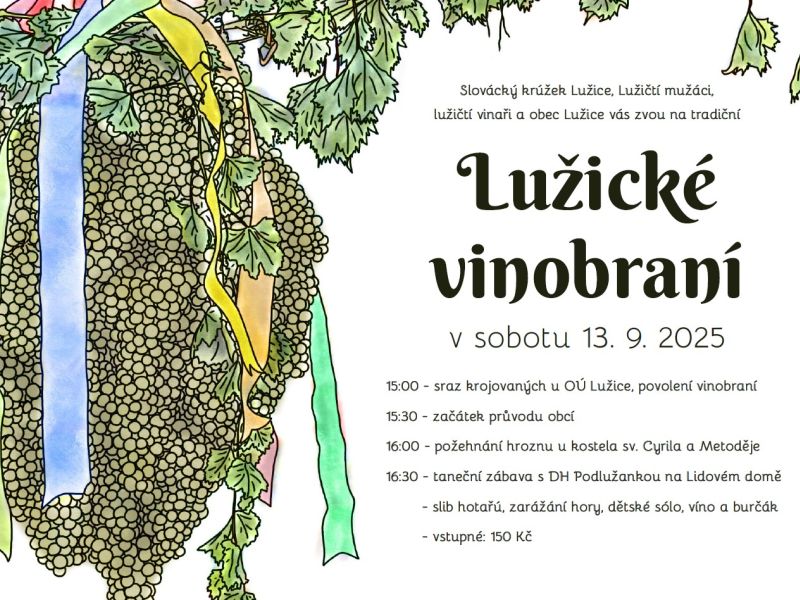 Lužické vinobraní 2025