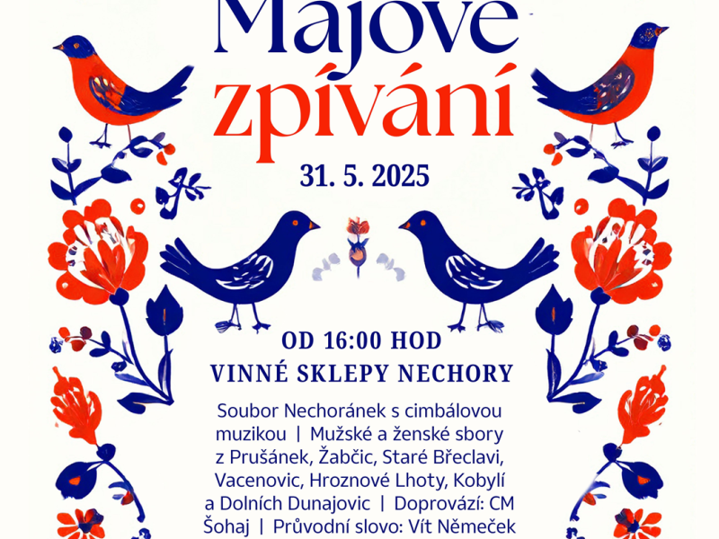 Májové zpívání v Nechorách
