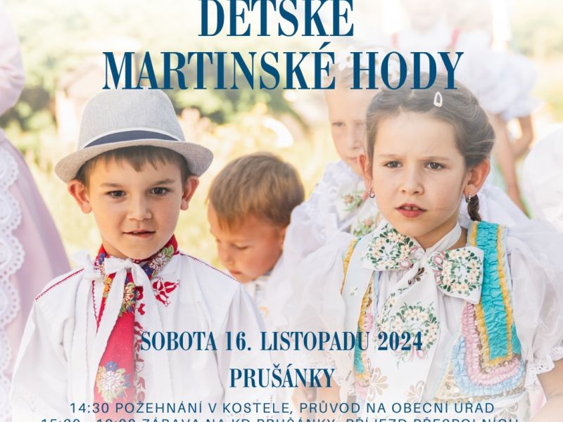 Dětské martinské hody v Prušánkách