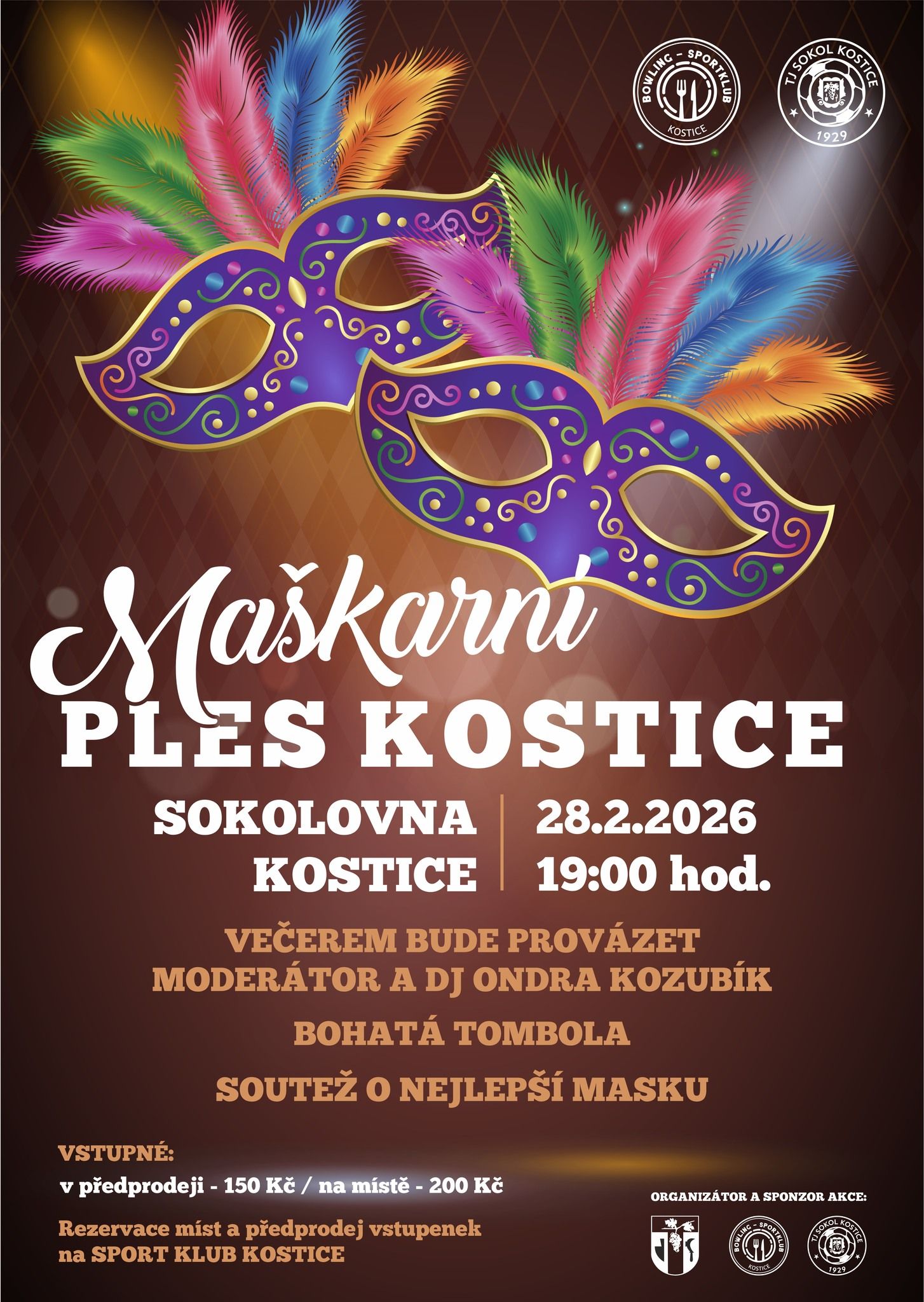 Maškarní ples Kostice