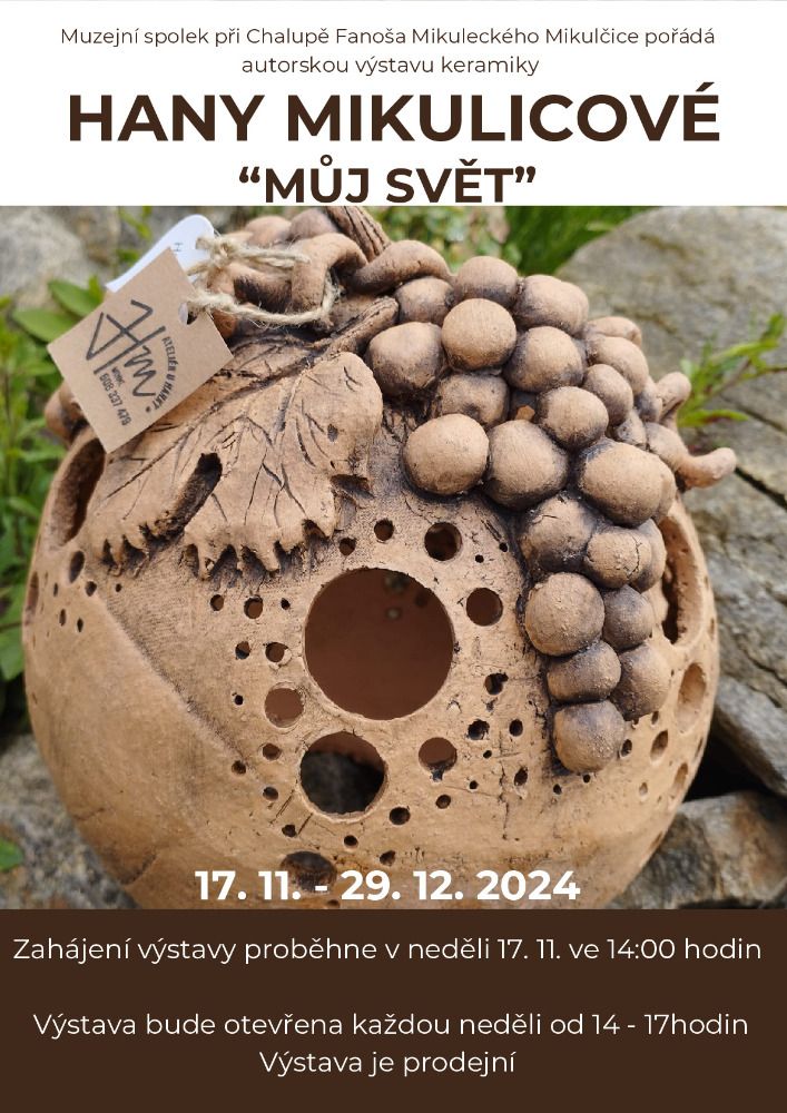 Autorská výstava keramiky