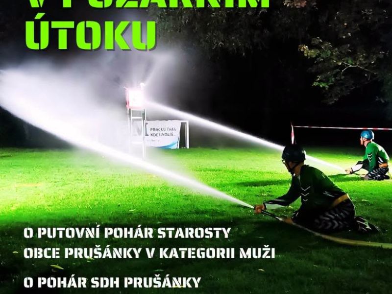Noční soutěž v požárním útoku Prušánky