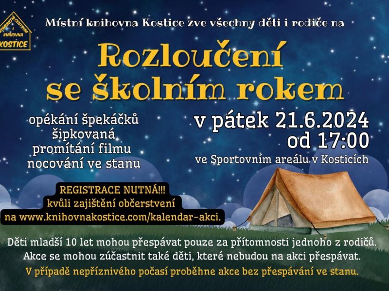 Rozloučení se školním rokem v Kosticích