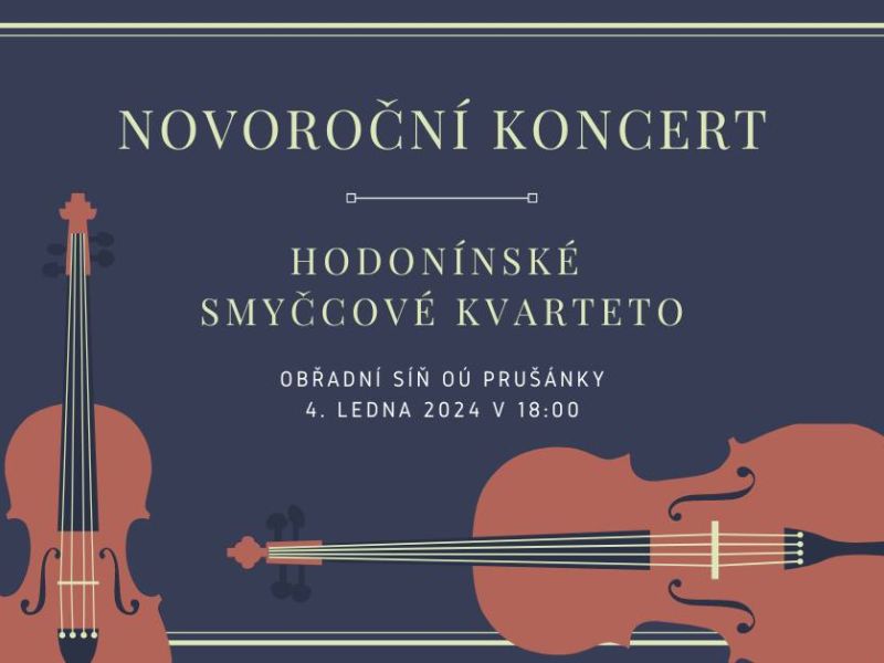 Novoroční koncert Hodonínské smyčcové kvarteto