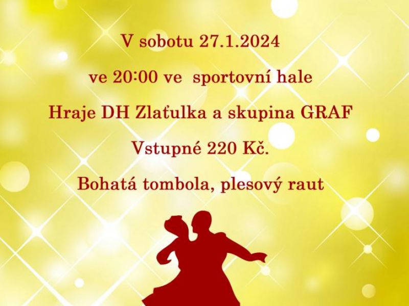 Obecní ples v Ladné