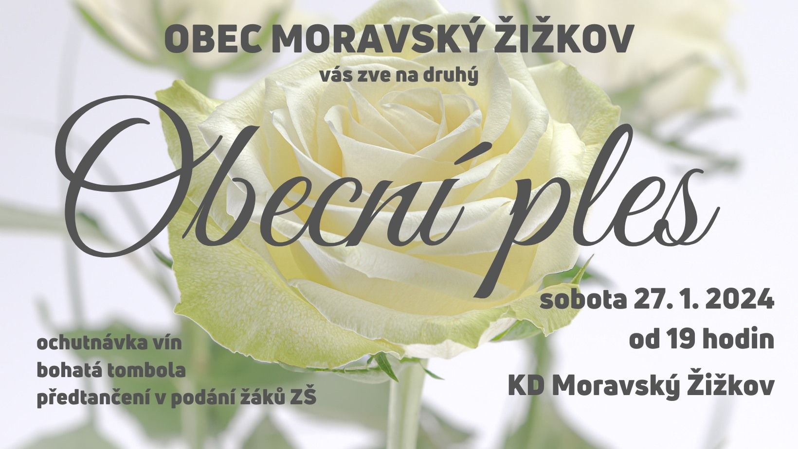 Obecní ples v Moravském Žižkově