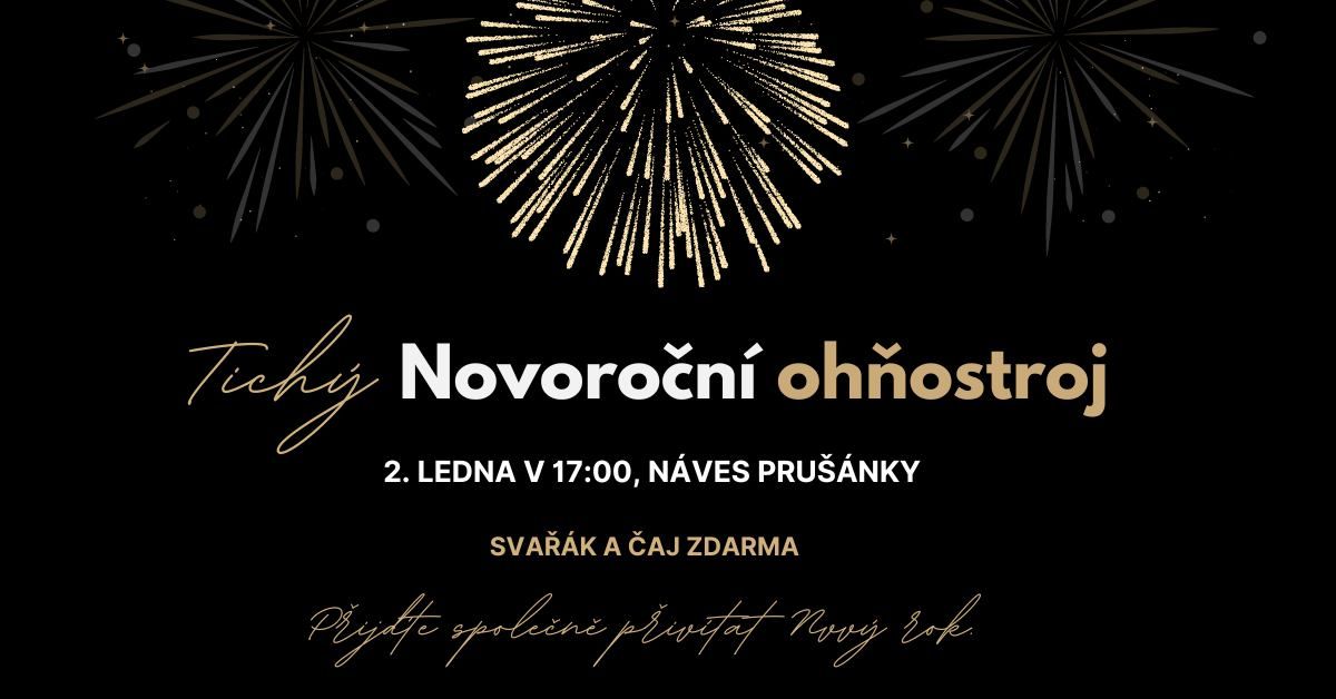Novoroční ohňostroj Prušánky
