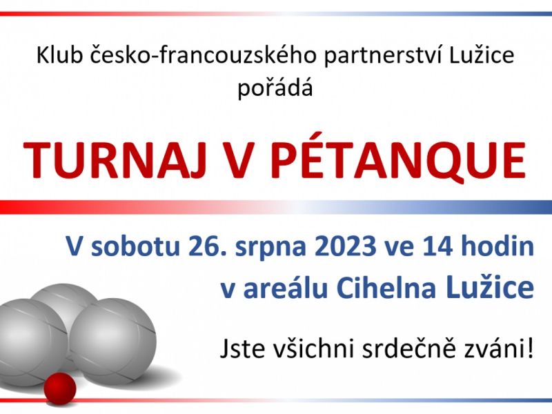 Turnaj v pétanque